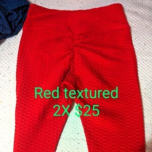 Fitbooty Apparel Size 2X Red